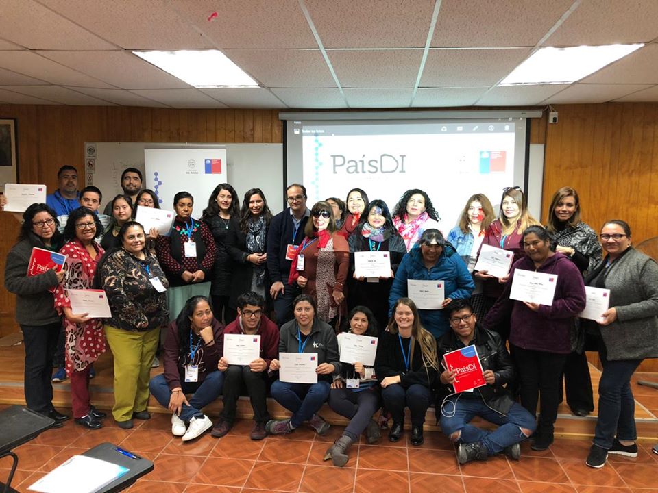 Participantes de la Escuela Territorial en la Región de Región de Arica y Parinacota